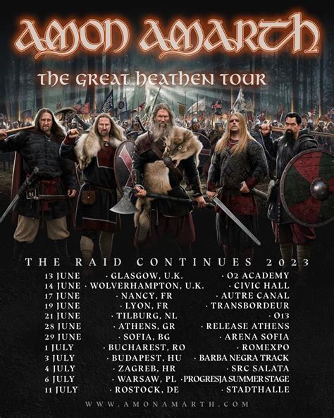 Amon Amarth tour dates & tickets 2024 